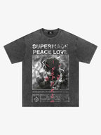 Theprecipice Gangsta Rapper Oversize Graphic T-shirt  - 1990