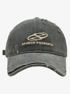 Theprecipice Ripped Denim Baseball Cap - 2028