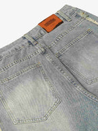 Theprecipice Washed Ripped Baggy Jeans
