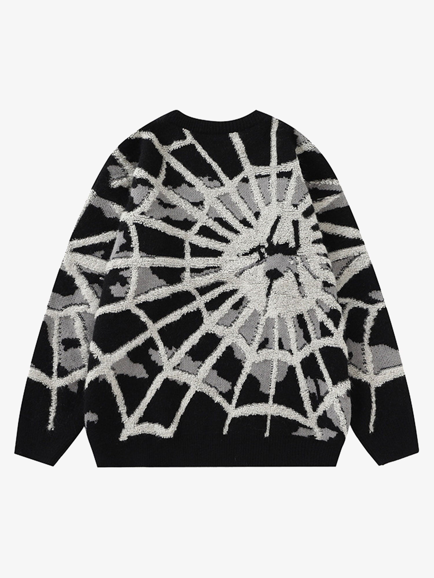 Theprecipice Spider Knit Crew Neck Sweater