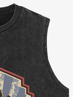 Original Street Statue Of Liberty Print Vest - 2531