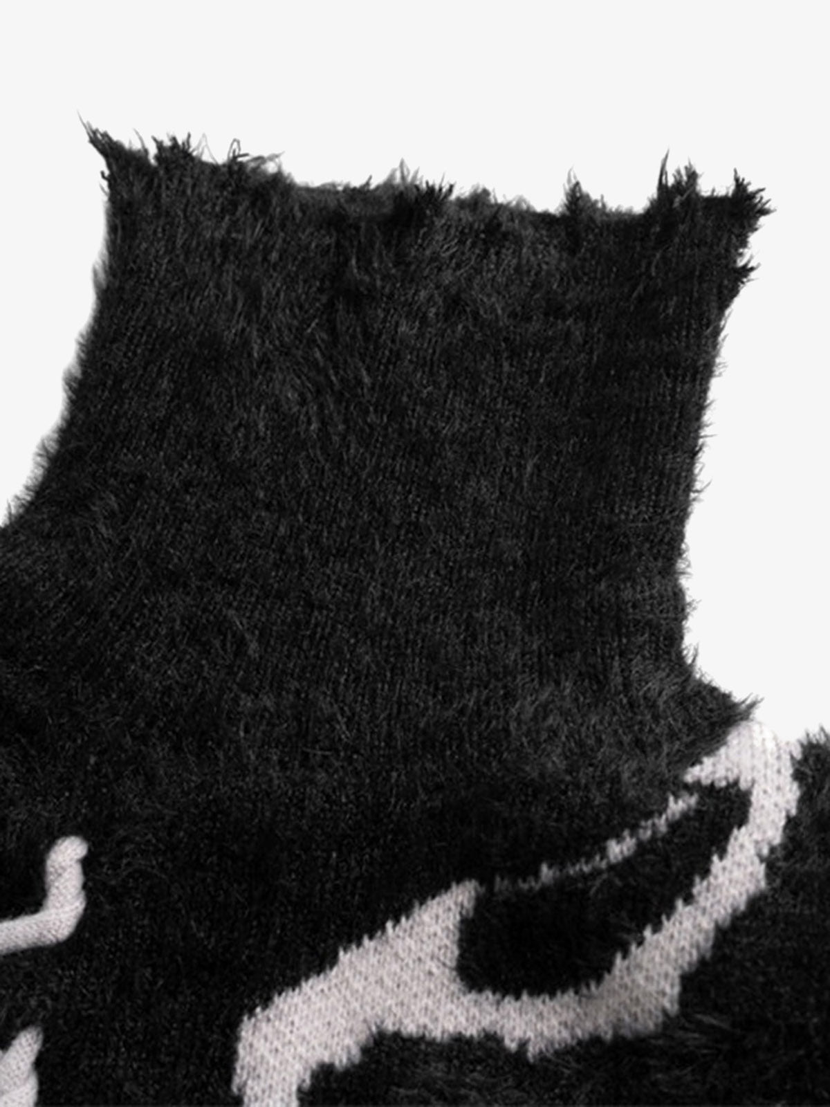 Theprecipice Ripped Knit Turtleneck Sweater - 1525