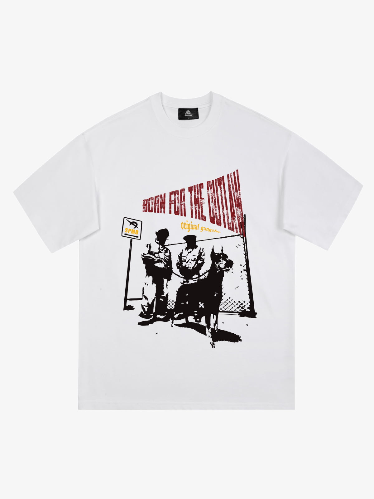 Original “Born for the Outlaw” Graphic Print T-Shirt