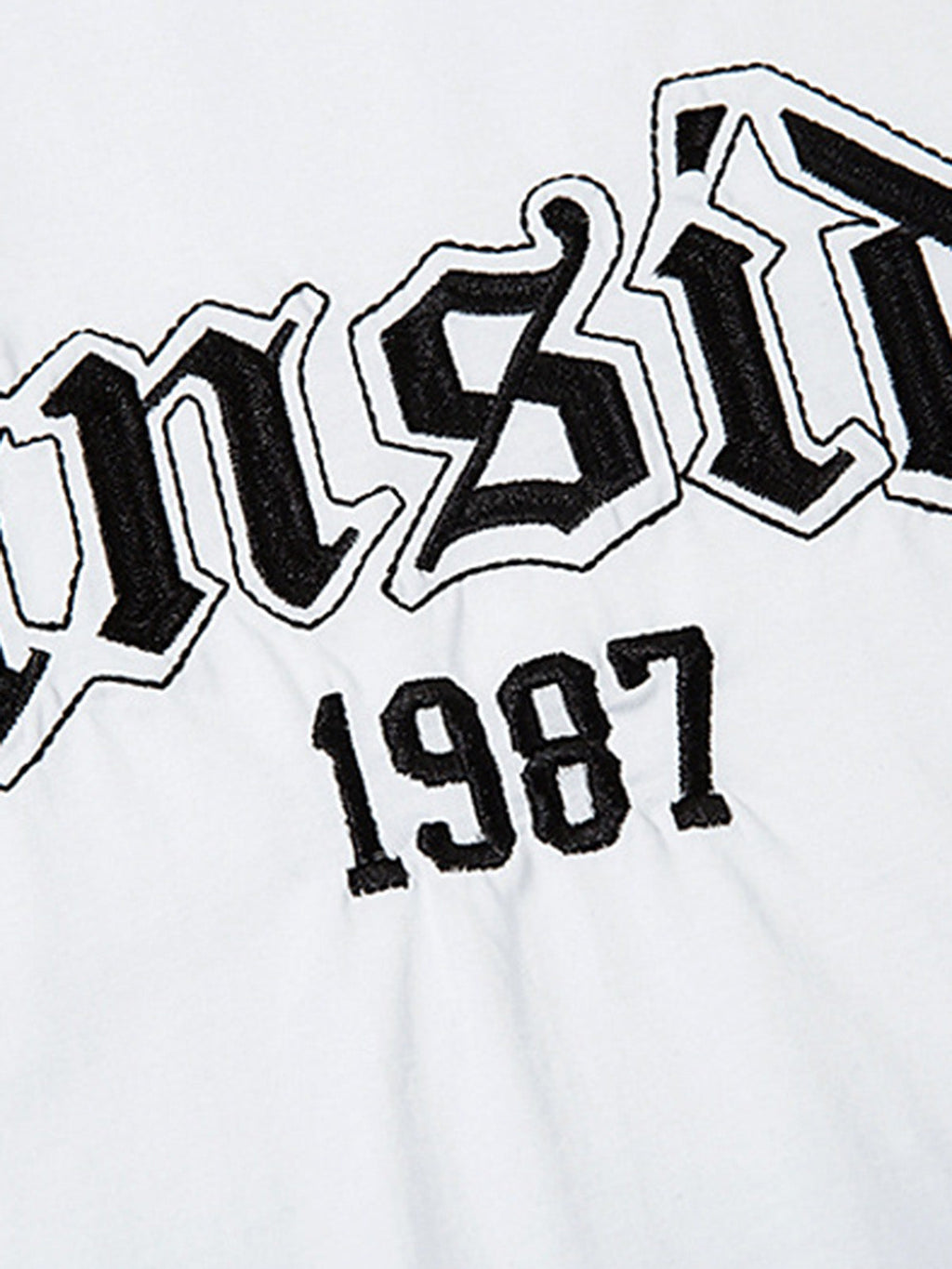 Graphic Letter Chain Vest