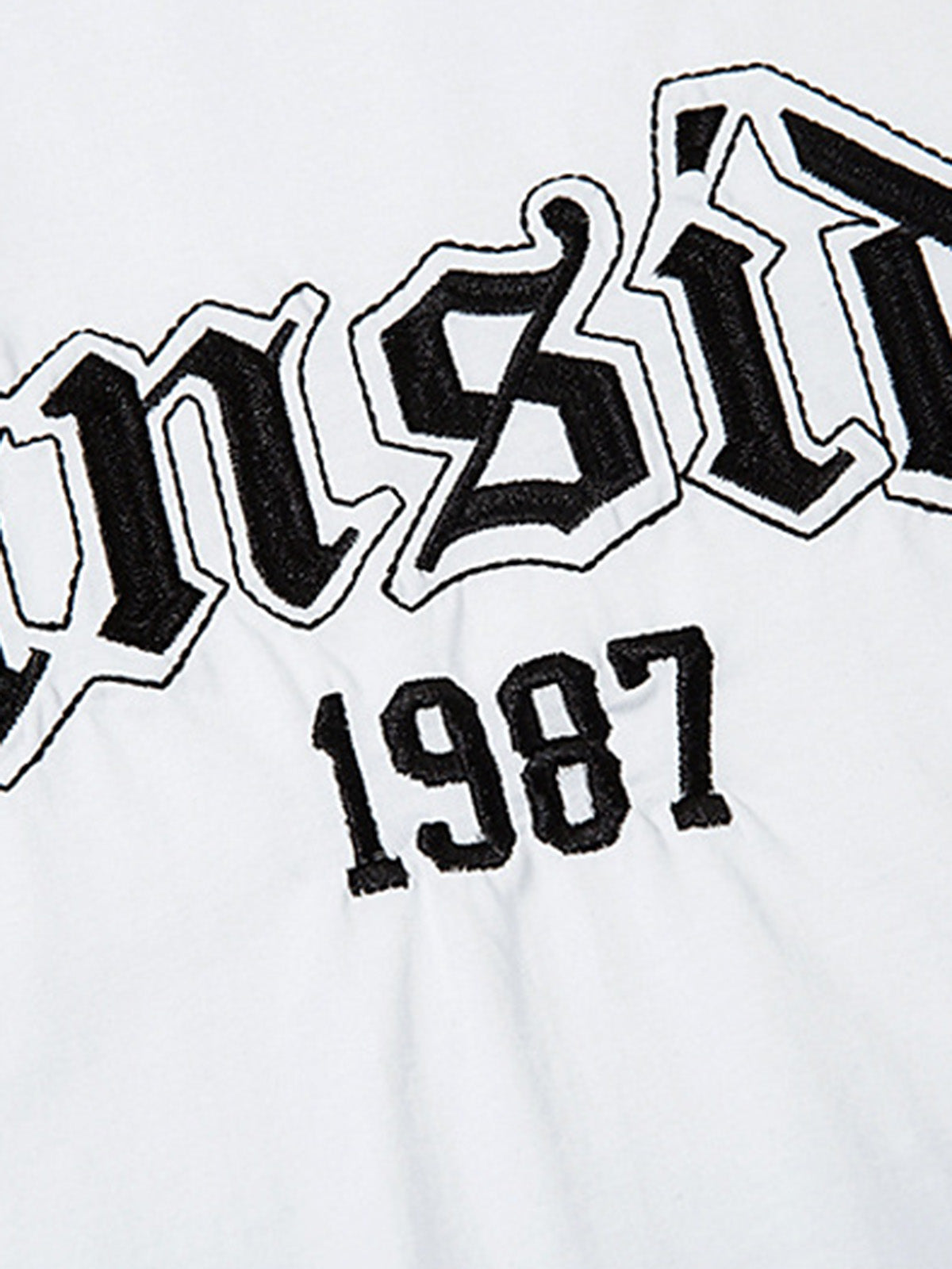 Graphic Letter Chain Vest