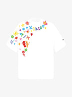 Retro Graffiti Hand-Painted T-Shirt