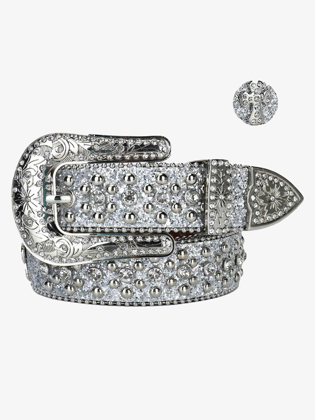 Theprecipice Studded Rhinestone Belt-1797