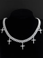 Theprecipice Cross Necklace - 1688