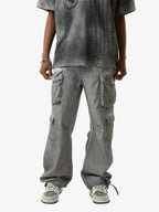 Theprecipice Vintage Wasteland Style Multi Pocket Work Pants