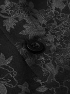 Theprecipice Leaves Pattern  Black Vintage Shirts
