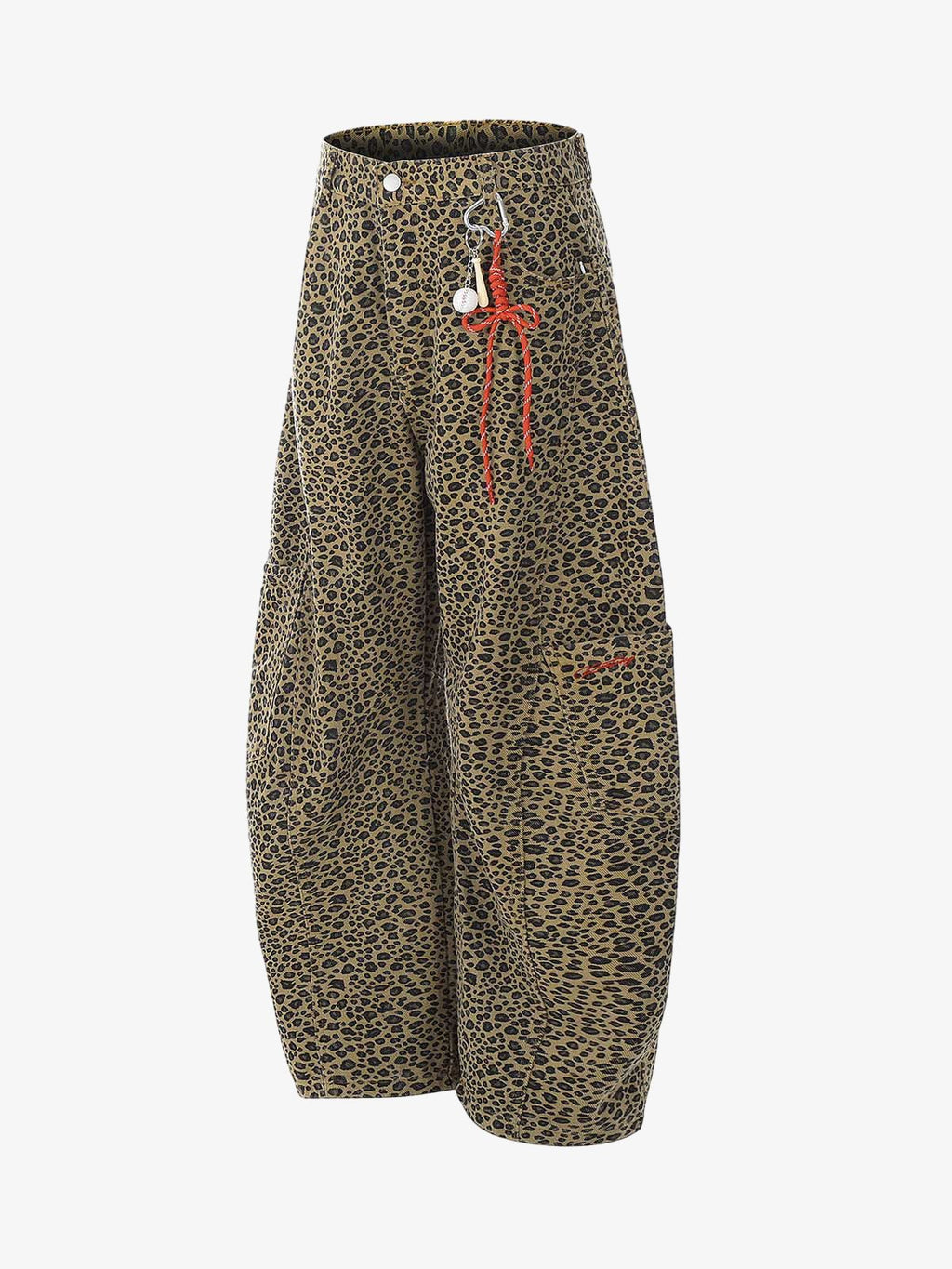 Cheetah Print Barrel Pants - 2416