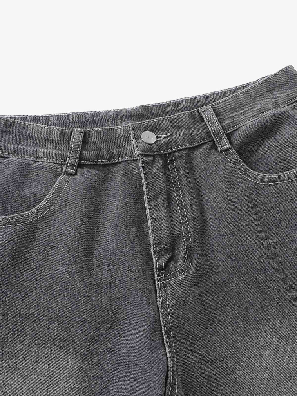 Washed Gradient Flared Jeans