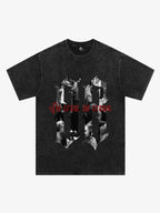Original Photograph Letter Oversized Graphic T-Shirt