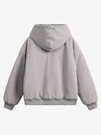 Theprecipice Fur Hooded Zip Up Quilted Jacket - 2510