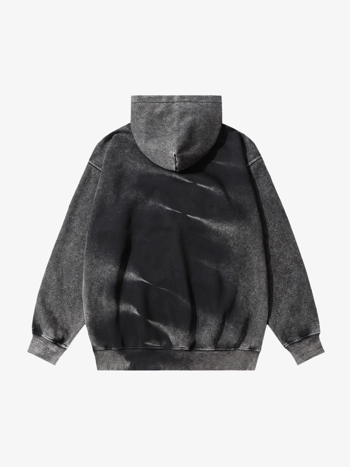 Theprecipice Tie-dye Contrasting Print Pullover Hoodie