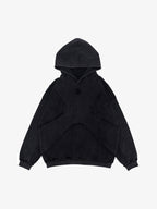 Theprecipice Washed Splicing Hoodie - 1985