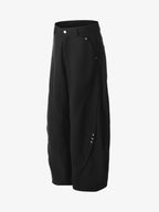Retro Unisex Barrel Baggy Pants - 2450