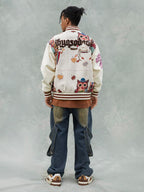 Theprecipice Owl Patch Embroidered Baseball Jersey - 2472