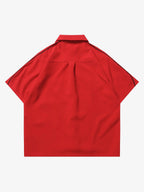 Theprecipice Star Zipper Design Shirt -1575