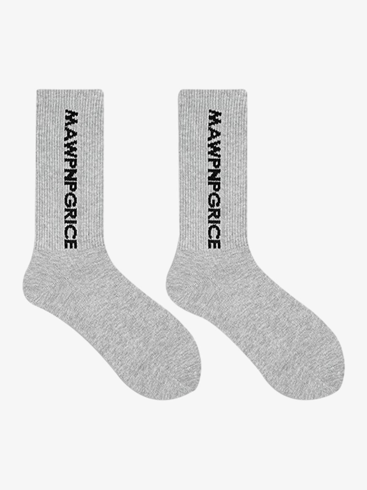 Theprecipice Street Letter Sports Socks