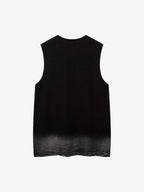 Street Necklace Graffiti Spray-Painted Vest