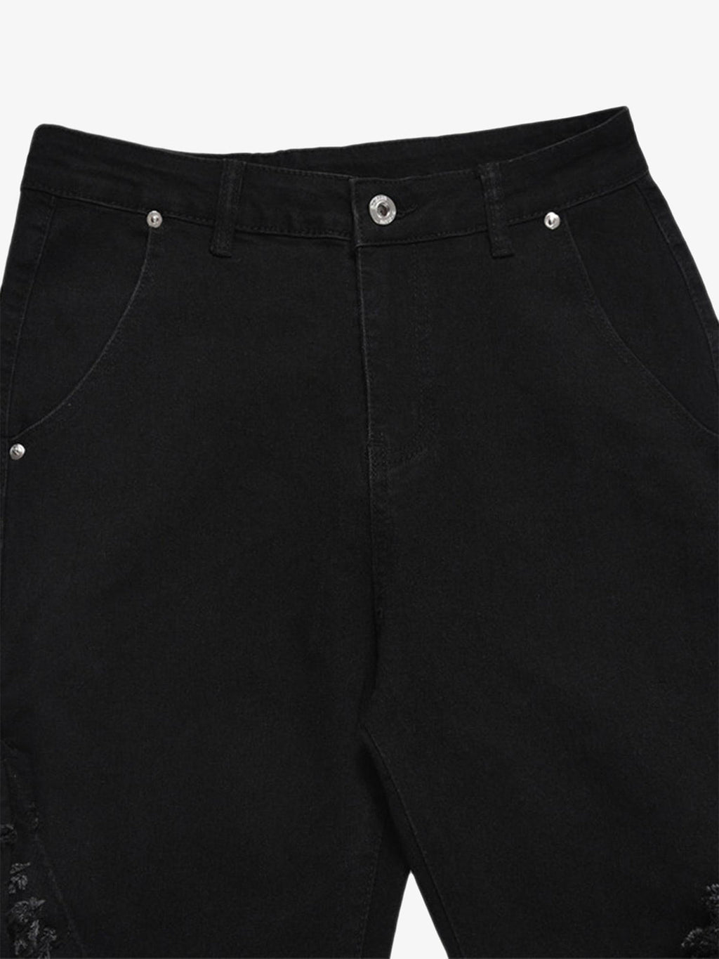 Theprecipice Vintage Rough Edge Flared Jeans - 1721