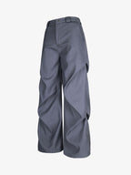 Woven Retro Cleanfit Pleated Drape Pants