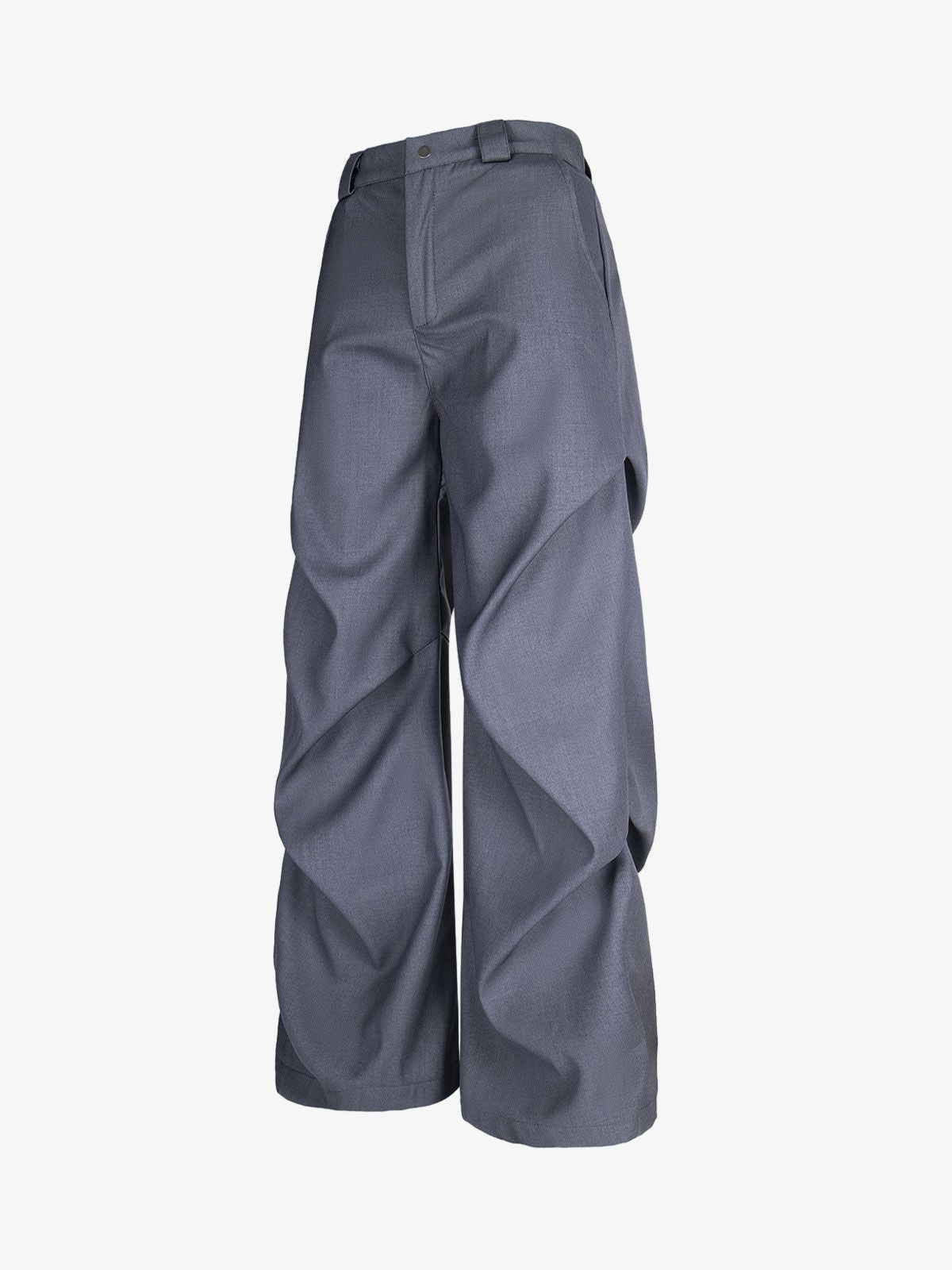 Woven Retro Cleanfit Pleated Drape Pants
