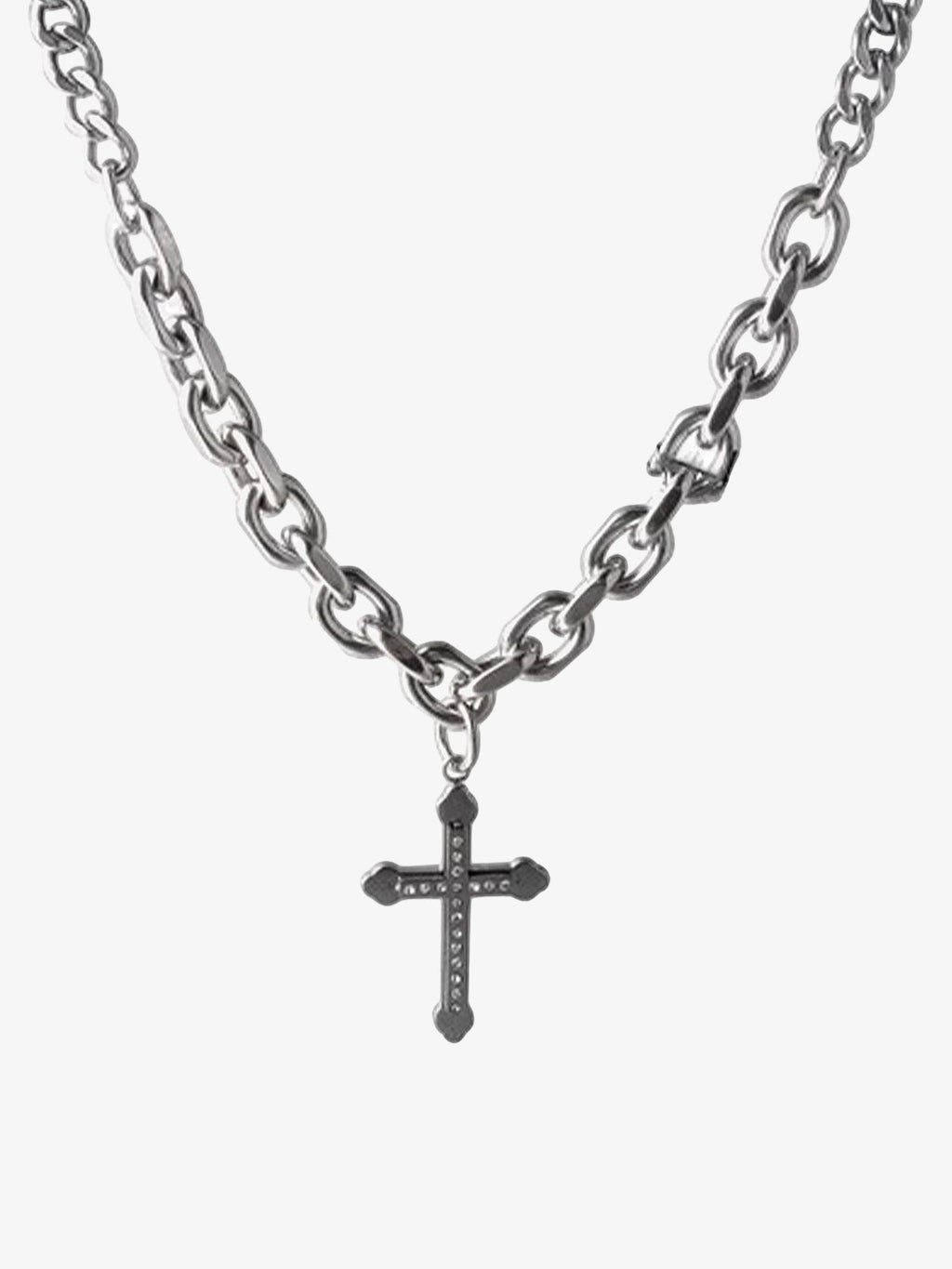 Theprecipice Black Cross Necklace -1131