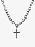 Theprecipice Black Cross Necklace -1131