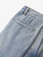 Theprecipice Homemade Large Pocket Cargo Jeans
