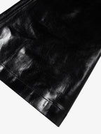 Theprecipice Glossy Patent Leather Flare Pants - 2396