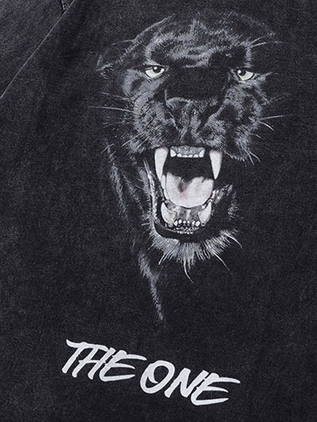 Theprecipice Black Panther Print T-shirt