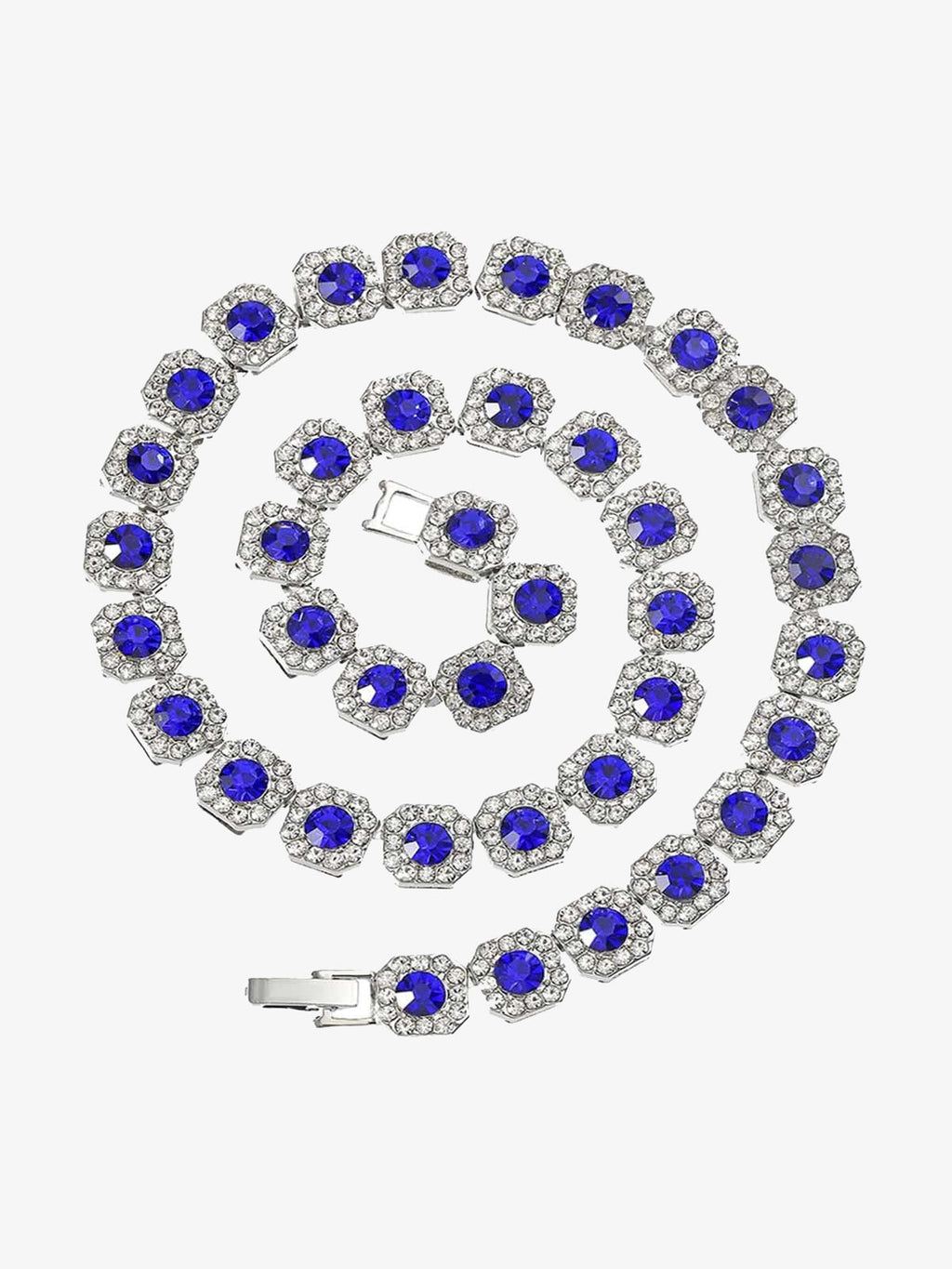 Theprecipice Round Diamond Cuban Necklace