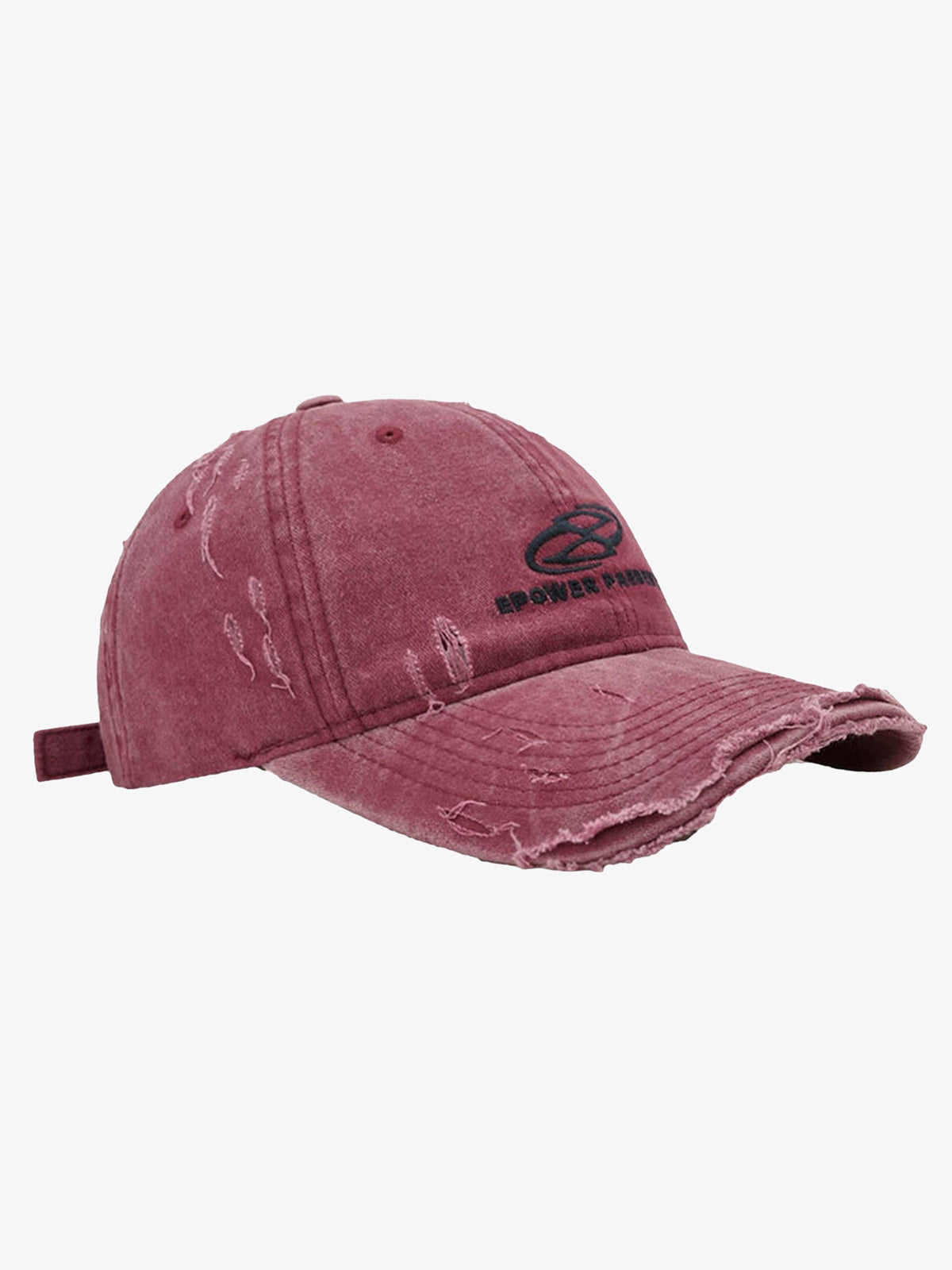 Theprecipice Ripped Denim Baseball Cap - 2028