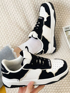 Theprecipice High Street Black And White Board Casual Shoes -1554
