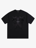 Theprecipice Skull Print T-shirt