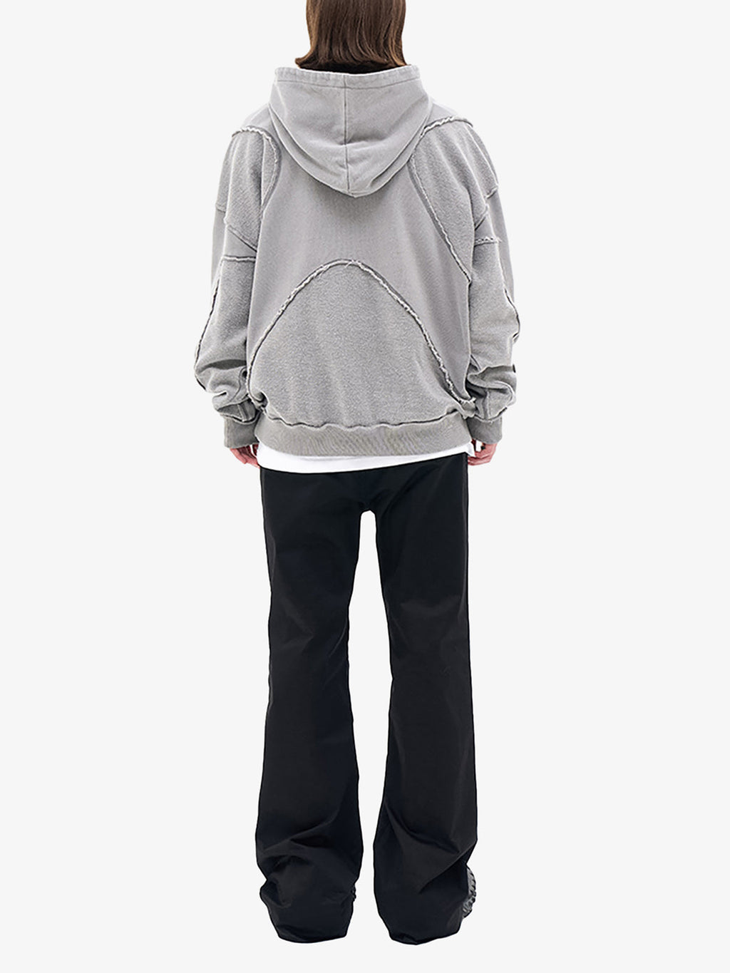 Theprecipice Washed Splicing Hoodie - 1985