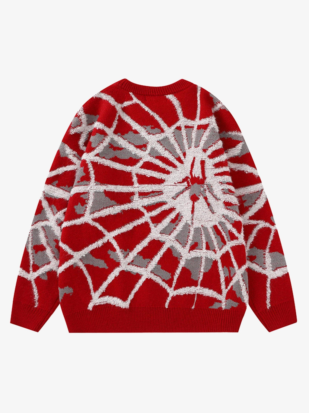 Theprecipice Spider Knit Crew Neck Sweater