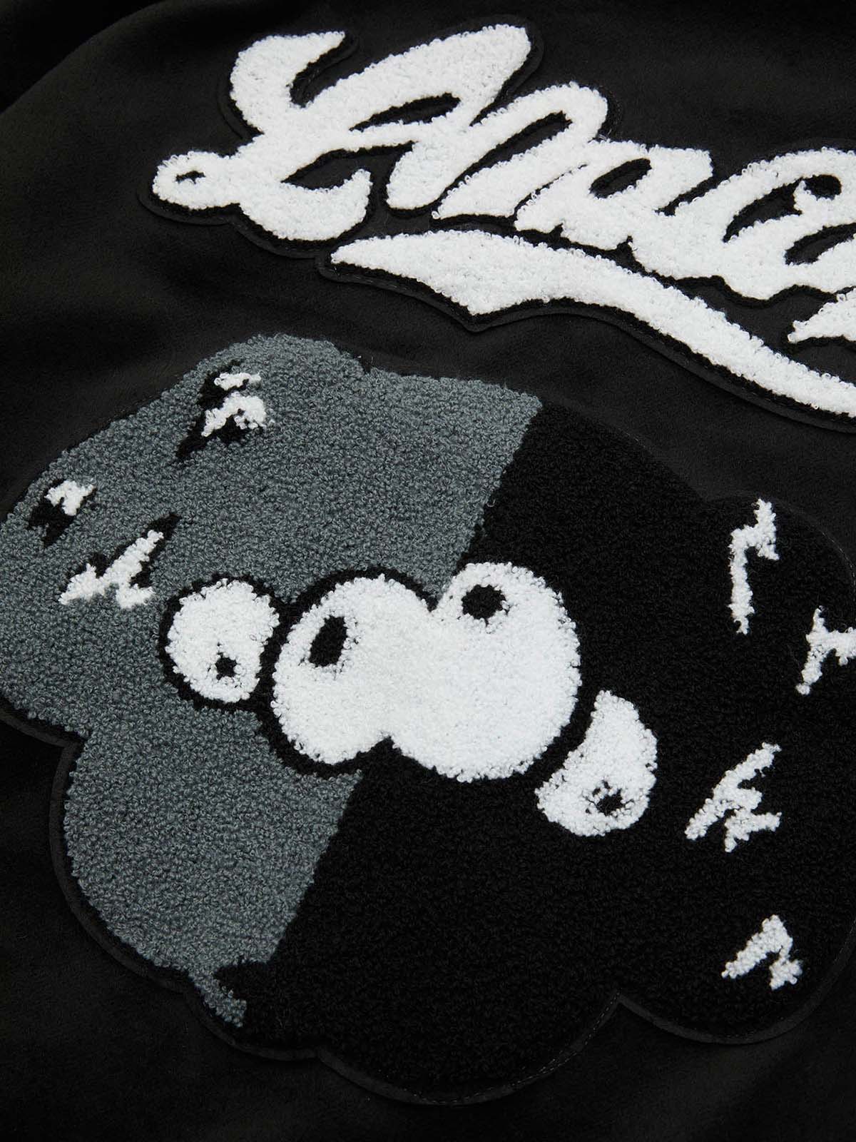Theprecipice Pink Terry Patch Embroidered Hip Hop Baseball Jersey - 1965