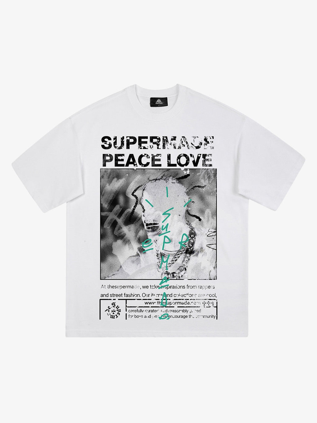 Theprecipice Gangsta Rapper Oversize Graphic T-shirt  - 1990