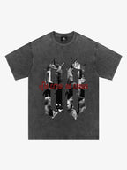 Original Photograph Letter Oversized Graphic T-Shirt