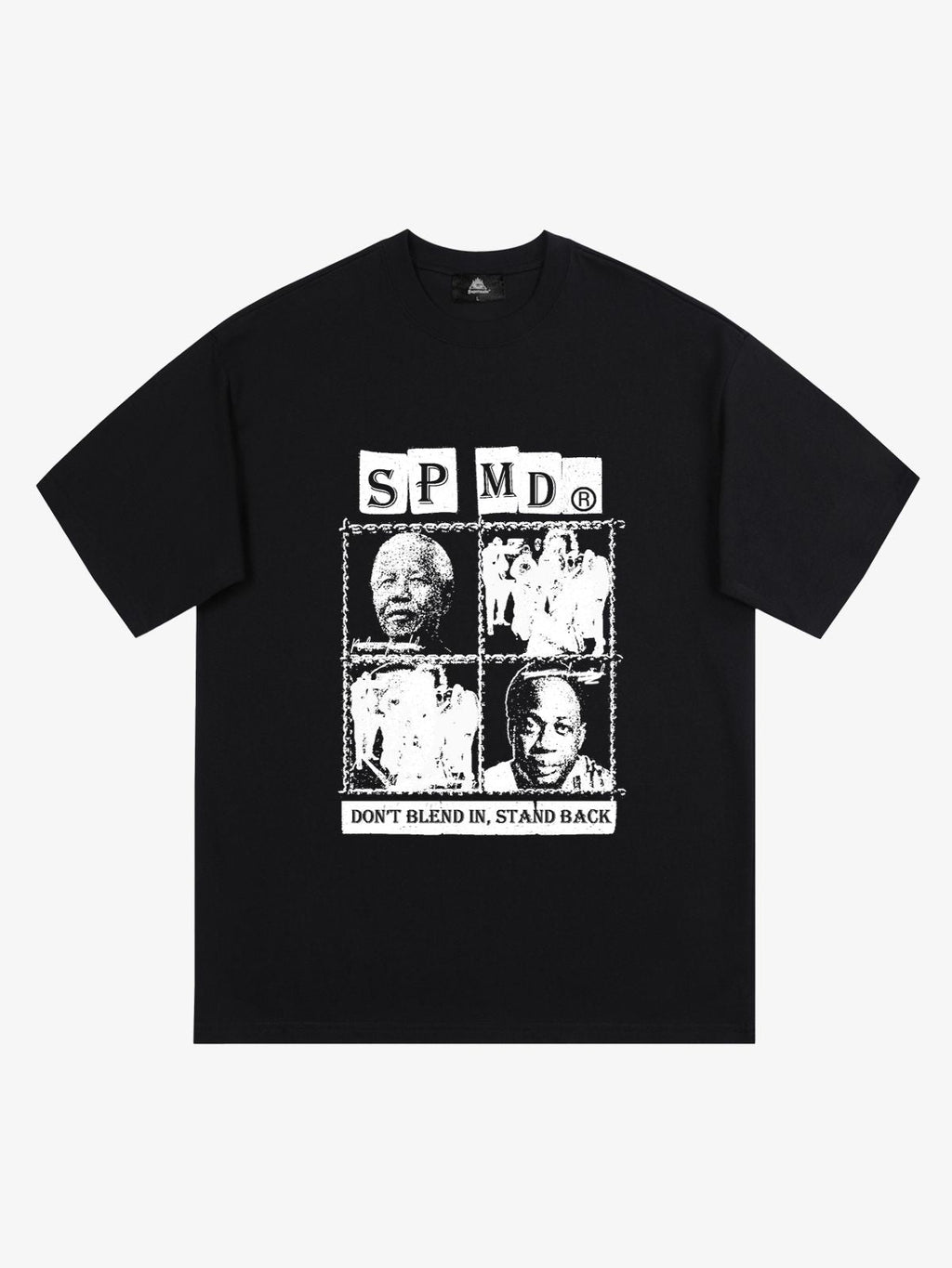 Original Street Protrait Graphic Print T-Shirt
