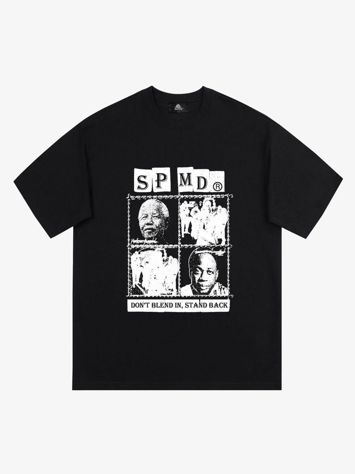 Original Street Protrait Graphic Print T-Shirt