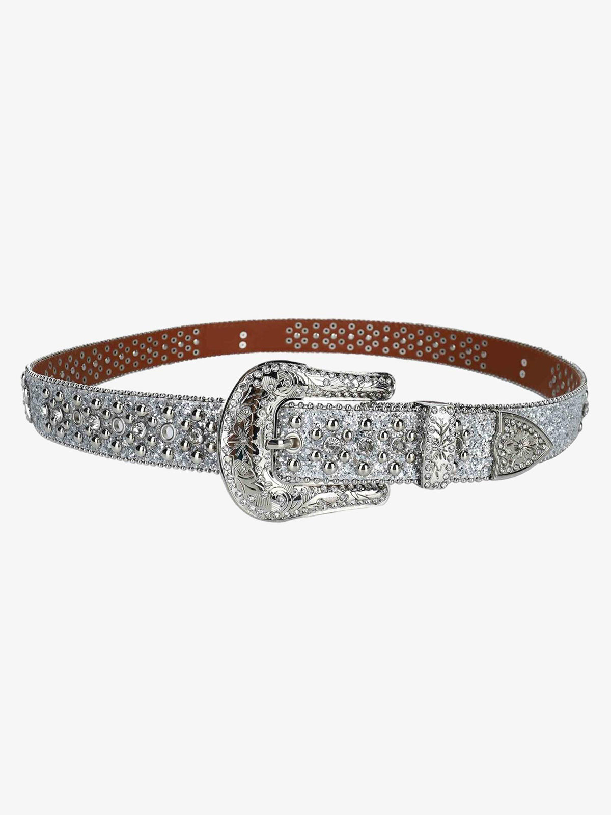 Theprecipice Studded Rhinestone Belt-1797