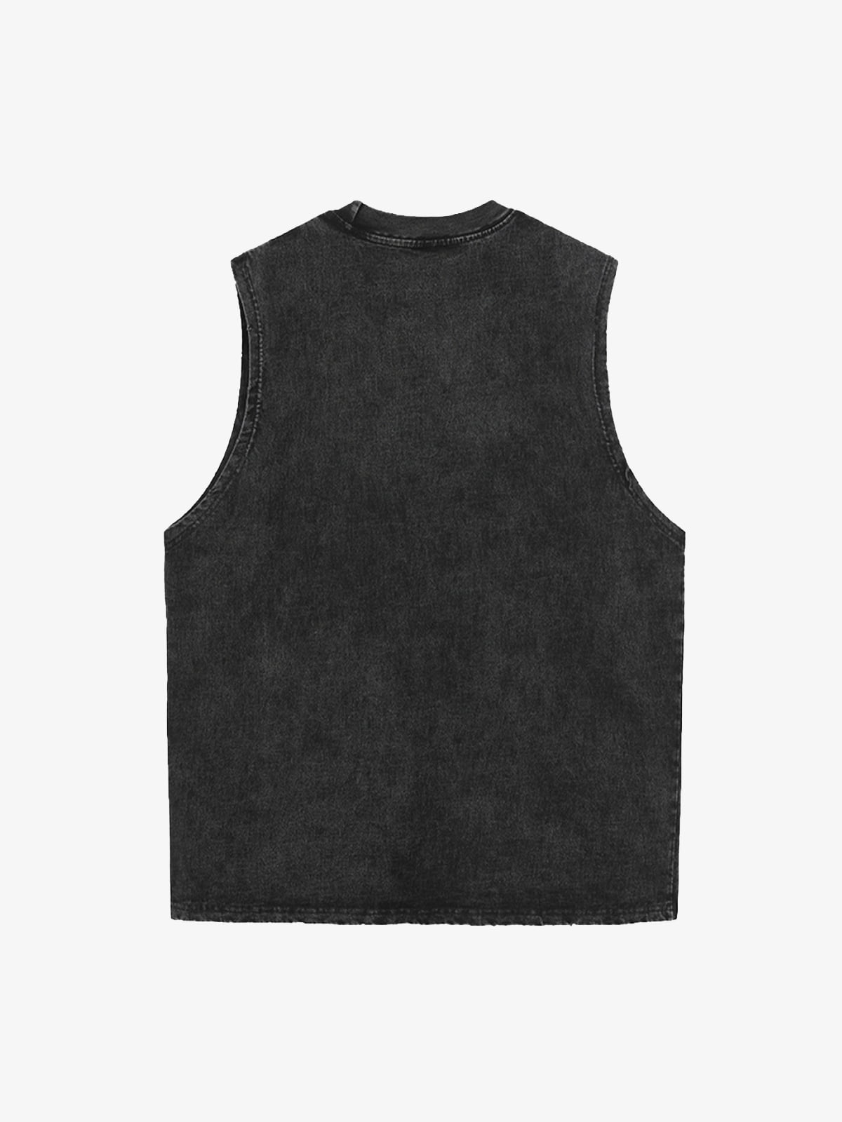 Original Fun Graffiti Print Vest Unique Graphic Tank Top