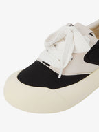 Theprecipice Chunky Round-Toe Color-Block Rap Sneakers