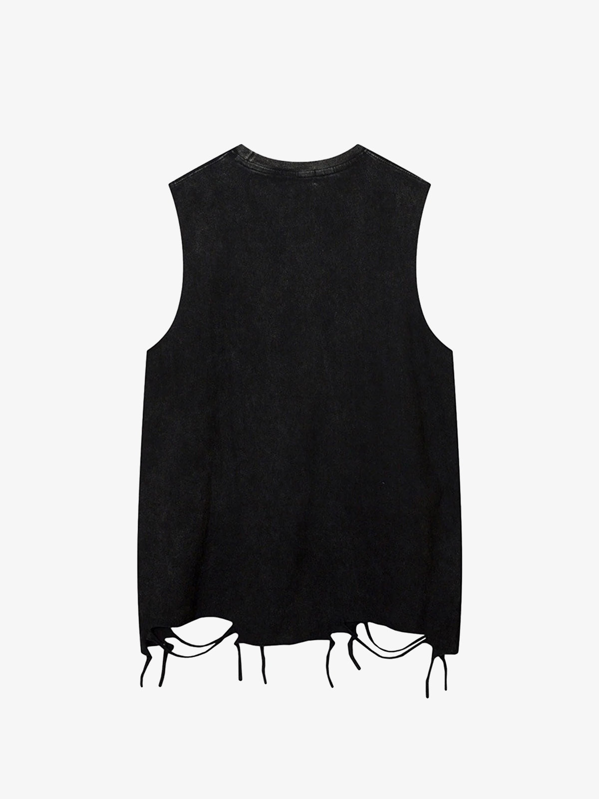 Theprecipice Vintage Necklace Star Print Hip-hop Tank Top - 2070