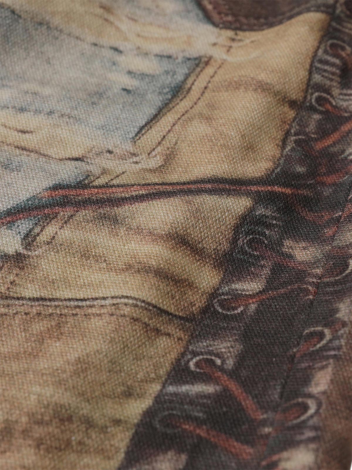 Theprecipice High Street Distressed Washed Printed Jeans - 2246