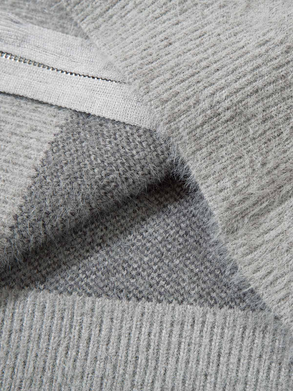 Theprecipice Butterfly Jacquard  Knit Mock Neck Sweater